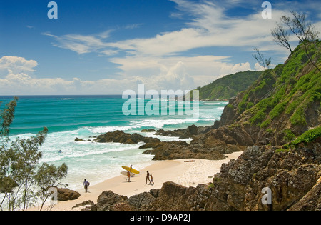 Beach view from the Pass lookout Stock Photo