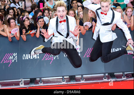 Toronto, Ontario, Canada. 16th June, 2013. JEDWARD arrives at the 2013 MuchMusic Video Awards at MuchMusic HQ on June 16, 2013 in Toronto, Canada. Credit: Credit:  Igor Vidyashev/ZUMAPRESS.com/Alamy Live News Stock Photo