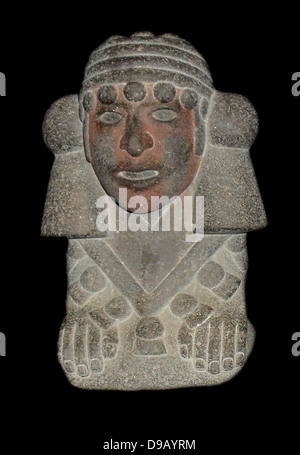 Tonatiuh The Sun God. Aztec, volcanic stone carved, circa 1350-1521 Mexico Stock Photo