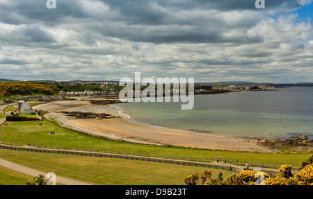 BUCKIE BEACH TOWN AND HARBOUR MORAY THE NORTH EAST SCOTLAND Stock Photo ...