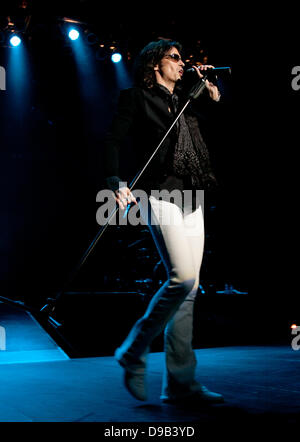 Kelly Hansen of Foreigner performing live in concert at the Seminole Hard Rock Hotel and Casinos' Hard Rock Live. Hollywood, Florida - 13.03.11 Stock Photo