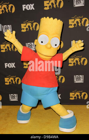 Atmosphere, The Simpsons 500th Episode Celebration at The Hollywood Roosevelt Hotel, Hollywood - Yellow Carpet Los Angeles, California - 13.02.12 Stock Photo