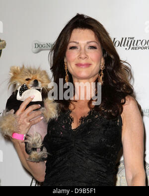 Lisa Vanderpump and her dog Giggy 1st Annual Golden Collar Awards celebrates Hollywood's most talented Canine Held at Hyatt Regency Hotel Century City, California - 13.02.12 Stock Photo