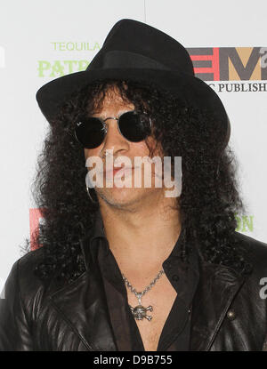 Slash and Perla Ferrar EMI Music 2012 Grammy Awards Party held at Capitol Records Hollywood, California - 12.02.12 Stock Photo