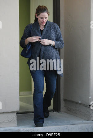A very pregnant Jennifer Garner out and about Los Angeles, California