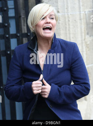 Kerry Katona at the ITV studios London, England - 30.01.12 Stock Photo