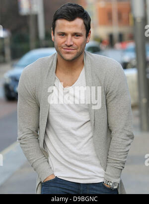 Mark Wright at the ITV studios London, England - 30.01.12 Stock Photo