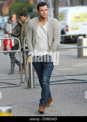 Mark Wright at the ITV studios London, England - 30.01.12 Stock Photo