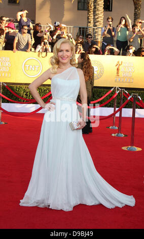 Angela Kinsey The 18th Annual Screen Actors Guild Awards held at the Shrine Auditorium - Arrivals Los Angeles, California - 29.01.12 Stock Photo