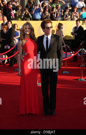 Kyra Sedgwick and Kevin Bacon The 18th Annual Screen Actors Guild Awards held at the Shrine Auditorium - Arrivals Los Angeles, California - 29.01.12 Stock Photo