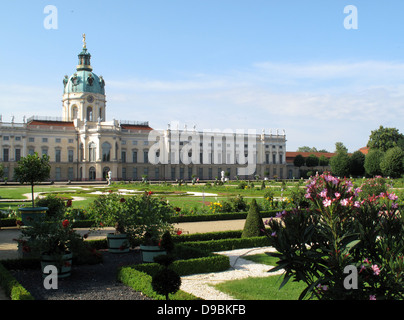 Schloss Charlottenburg (Charlottenburg Palace Gardens), Berlin, Germany. Stock Photo
