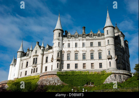 Dunrobin Castle, Highland, Scotland, Great Britain, Europe , Schloss Dunrobin, Highland, Schottland, Grossbritannien, Europa, Du Stock Photo