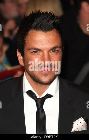 Peter Andre The National Television Awards 2012 (NTA's) - Arrivals London, England - 25.01.12 Stock Photo