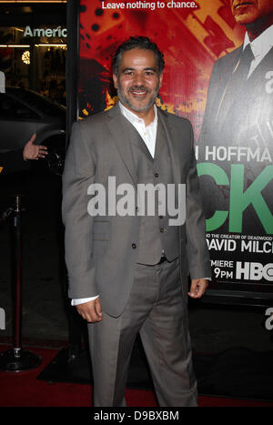 John Ortiz HBO's 'Luck' Los Angeles premiere held at Graumans Chinese Theatre Hollywood, California - 25.01.12 Stock Photo