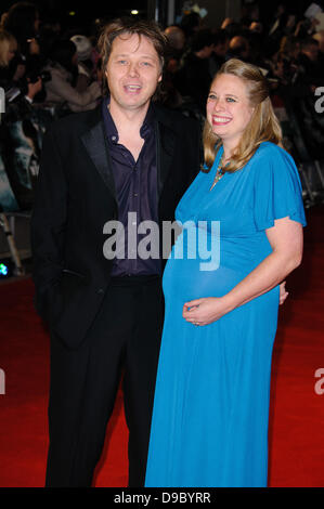 Shaun Dooley and Polly Cameron The Woman in Black - World Premiere held at the Royal Festival Hall, Arrivals. London, England - 24.01.12 Stock Photo
