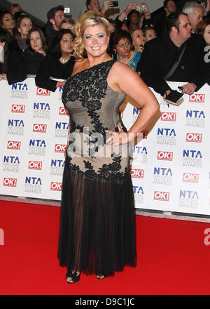 Gemma Collins The National Television Awards 2012 (NTA's) - Arrivals London, England - 25.01.12 Stock Photo