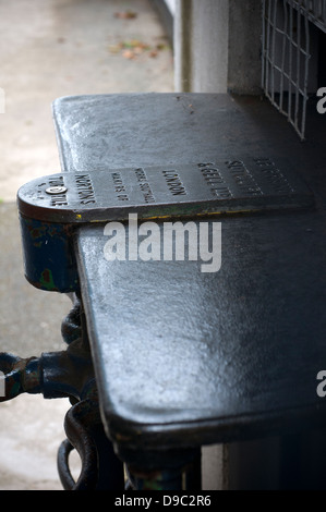 Le grand Sutcliff and Gell Ltd London football turnstyle,Nortons Turnstyle,football turnstile,lower league football,football Stock Photo