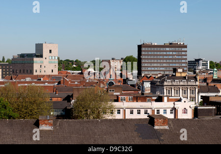 View over Walsall town centre, West Midlands, England, UK Stock Photo
