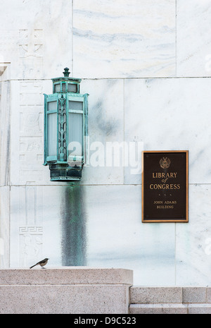 Detail of Library of Congress building, Washington D.C., USA Stock Photo