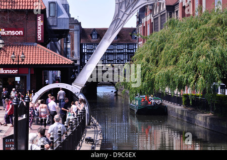 River Witham and Glory Hole Lincoln. Stock Photo