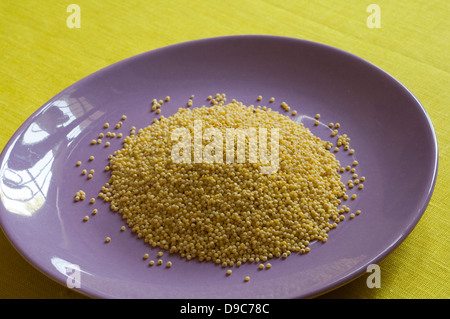 Close-up view of organic Hulled Millet Stock Photo - Alamy