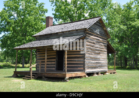The Robert Scruggs House located at Cowpens National Battlefield. Stock Photo