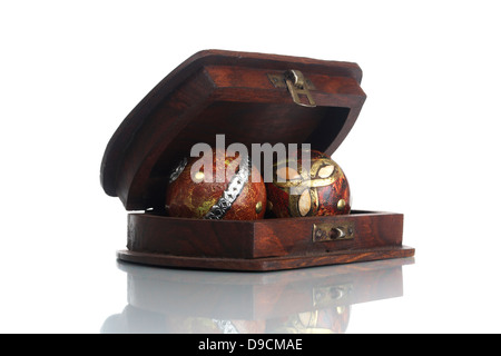 Luck ball in small box Stock Photo