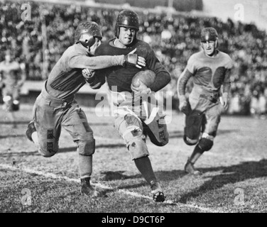 Football Game - Vintage American football, circa 1925 Stock Photo