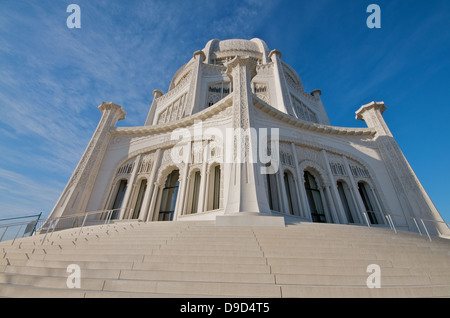 The Baha'i House of Worship in Wilmette, Chicago. Stock Photo