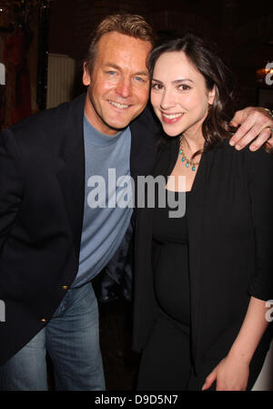 Doug Riegels Eden Riegel The Young & Restless 38th anniversary on set press party at ...
