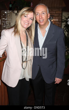 Maria Arena Bell and Bill Bell Jr. The Young & Restless 38th anniversary on set press party at CBS Television City Los Angeles, California - 24.03.11 Stock Photo