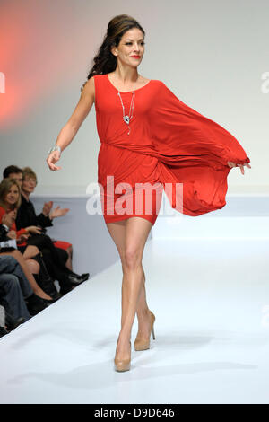 Emmanuelle Vaugier 'The Heart Truth' fashion show held at The Carlu Toronto, Canada - 24.03.11 Stock Photo