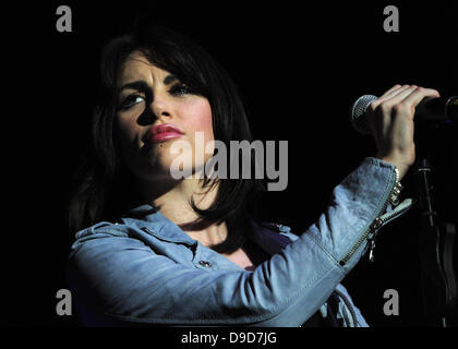 Sharon Condon Wonderland support Westlife at the LG Arena Birmingham, England - 25.03.11 Stock Photo