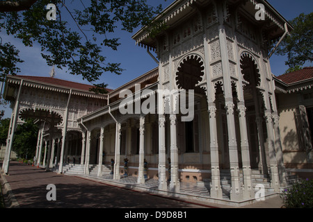 Abhisek Dusit Throne Hall was used exclusively for state occassions during the time of the Dusit Palace. Stock Photo