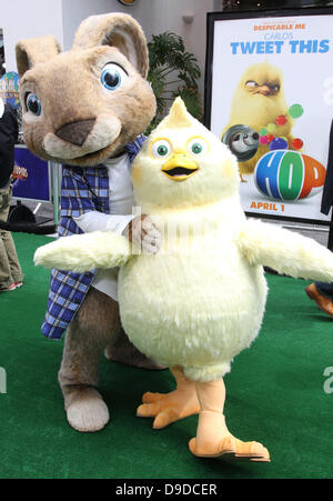 Atmosphere Los Angeles premiere of 'Hop' at Universal Studios Hollywood ...