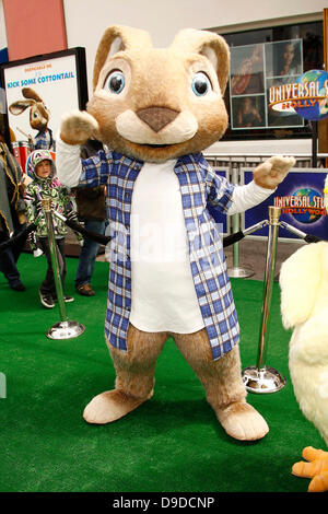 Characters, Los Angeles premiere of 'Hop' at Universal Studios ...