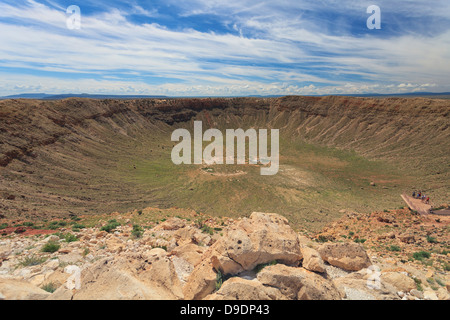 USA, Arizona, Holbrook, Meteor Crater Stock Photo