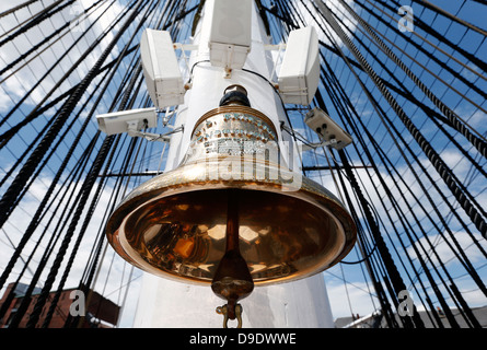 ship's bell on the USS Constitution, Boston, Massachusetts