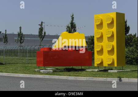 Kladno, Czech Republic, June 18, 2013.  The Danish company Lego expands its factory in Kladno for additional 48,000 meters square and will increase production capacity by 30 percent. The investment could rise to 1.4 billion. In new plants would find a job around 800 people. World's third largest toy manufacturer wants to start construction this fall. The first new plant will open next year and another in 2015, president of Kladno factory Carsten Rasmussen has said. Lego factory is seen in Kladno, Czech Republic, June 18, 2013.  Credit:  CTK/Alamy Live News Stock Photo