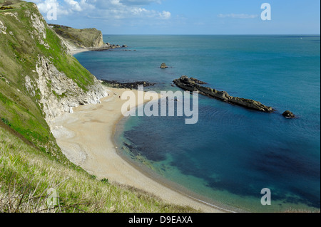 Man o' War Cove St Oswald's Bay Dorset England UK Stock Photo