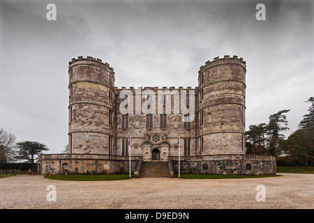 Lulworth Casttle in Lulworth, Dorset, United Kingdom Stock Photo