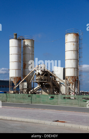 Concrete facility, general view Stock Photo