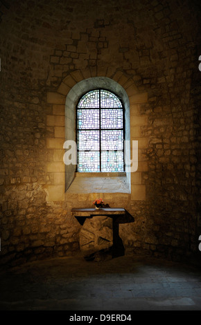 Side altar abbey church Saint-Remi Wed. basilica UNESCO world cultural heritage rhyme Champagne-Ardenne Marne France Europe Stock Photo