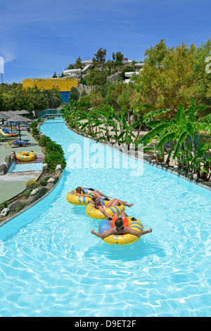 faliraki rodos park water rhodes lazy ride river dodecanese aegean greece region south