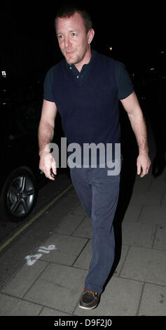 Guy Ritchie outside Claridge's Hotel London, England - 24.002.11 Stock Photo