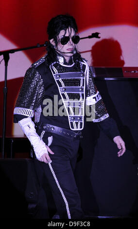 Michael Firestone as MICHAEL JACKSON THE REEL AWARDS - A Star-Studded Show Featuring Award-Winning Impersonators held at Golden Nugget Hotel and Casino  Las Vegas, Nevada - 24.02.11 Stock Photo