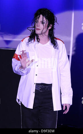 Michael Firestone as MICHAEL JACKSON THE REEL AWARDS - A Star-Studded Show Featuring Award-Winning Impersonators held at Golden Nugget Hotel and Casino  Las Vegas, Nevada - 24.02.11 Stock Photo