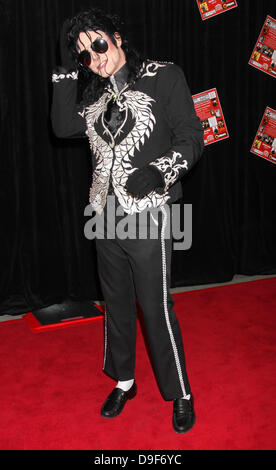 Michael Firestone as MICHAEL JACKSON THE REEL AWARDS - A Star-Studded Show Featuring Award-Winning Impersonators held at Golden Nugget Hotel and Casino Las Vegas, Nevada - 24.02.11 Stock Photo