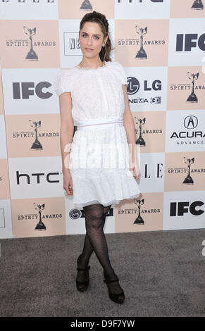 Amanda Peet  The 2011 Film Independent Spirit awards held at Santa Monica Beach - Arrivals  Los Angeles, California - 26.02.11 Stock Photo