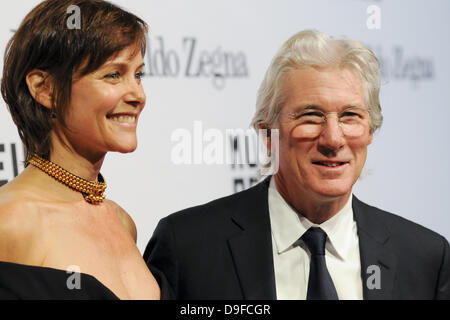 Carey Lowell and Richard Gere Museum of The Moving Image Salute to Alec Baldwin at Cipriani 42nd Street New York City, USA - 28.02.11 Stock Photo